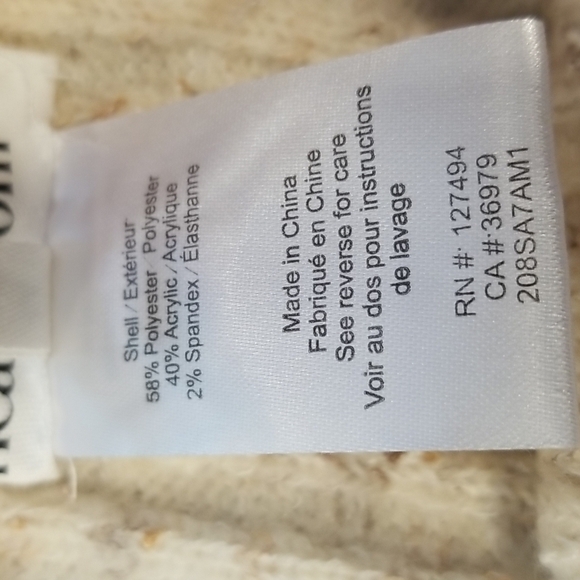 💕HEARTLOOM💕 Nikita Pant Oat Ribbed Soft & Cozy Wide Leg Sweatpants M NWT - Picture 14 of 14